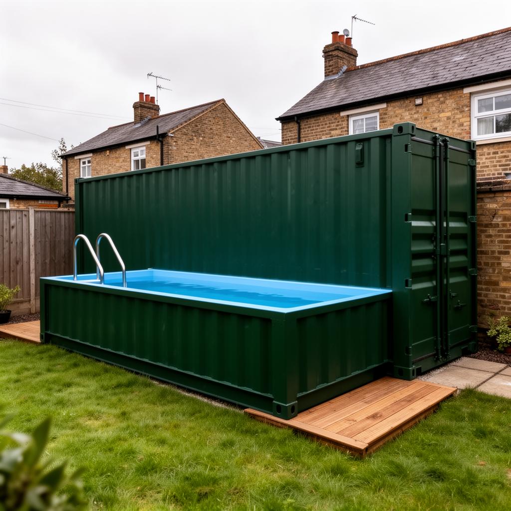 Plunge container pool